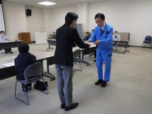 委嘱状交付の様子