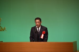 来賓祝辞(青木理事長)